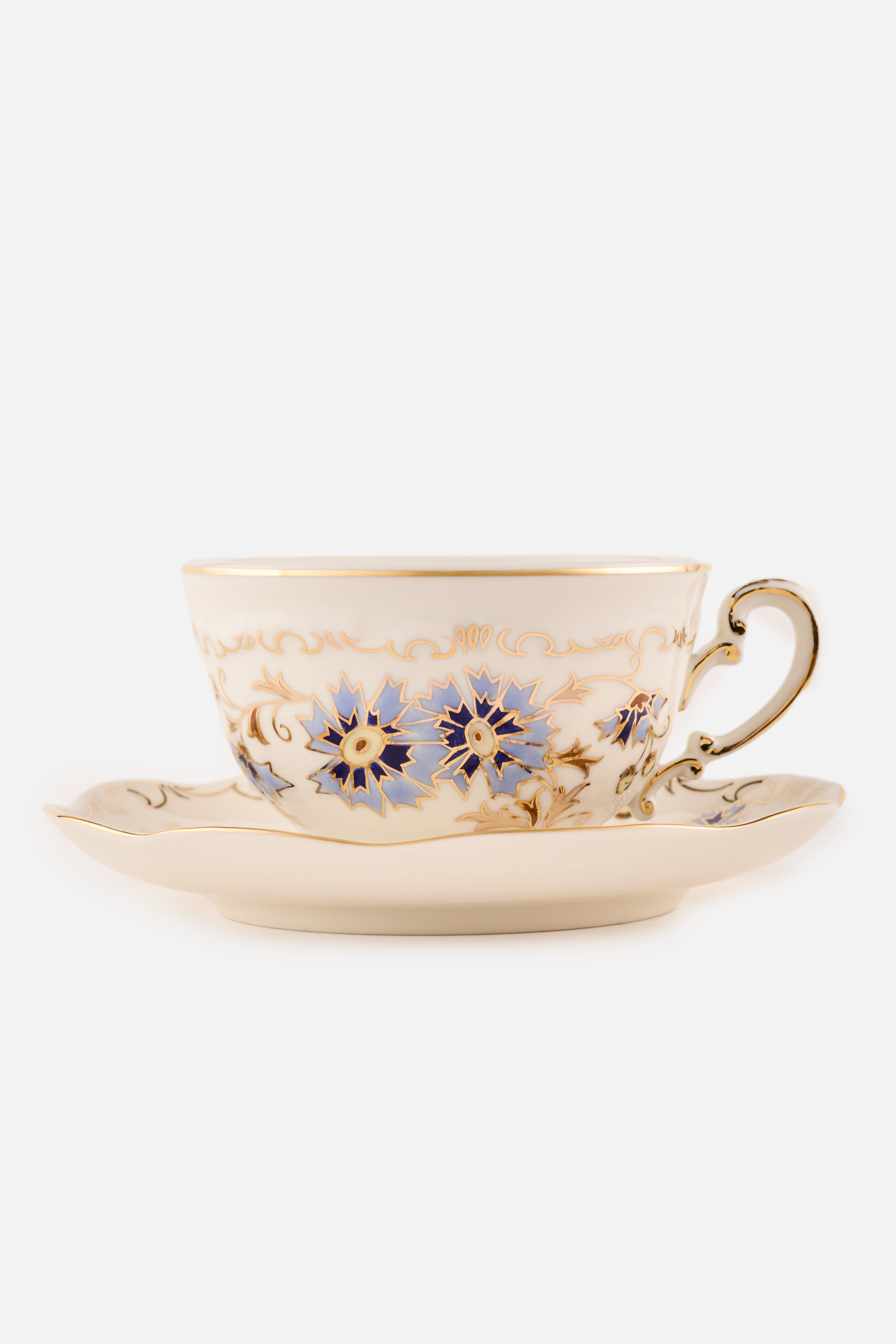 Cornflower Çay Fincanı