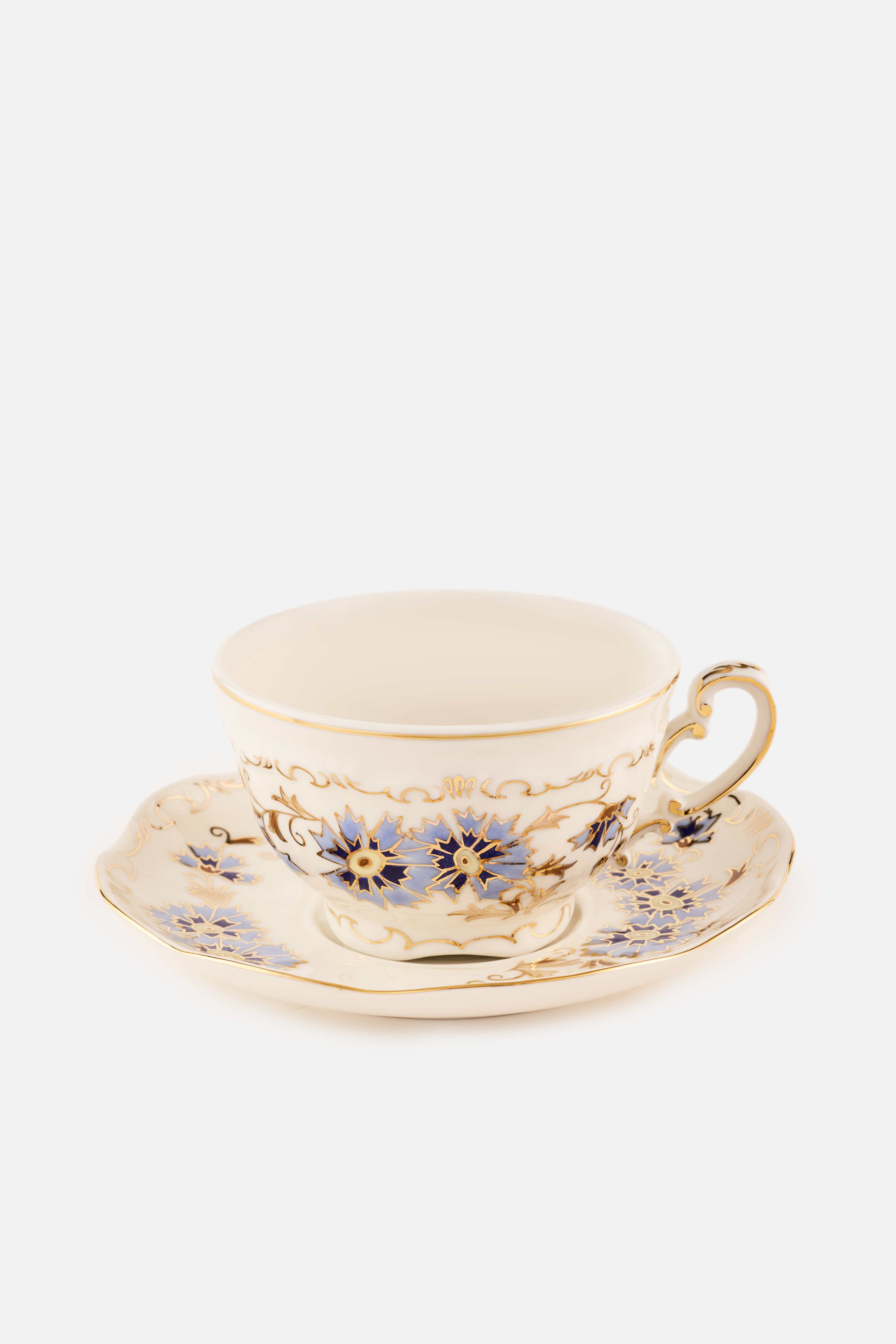 Cornflower Çay Fincanı