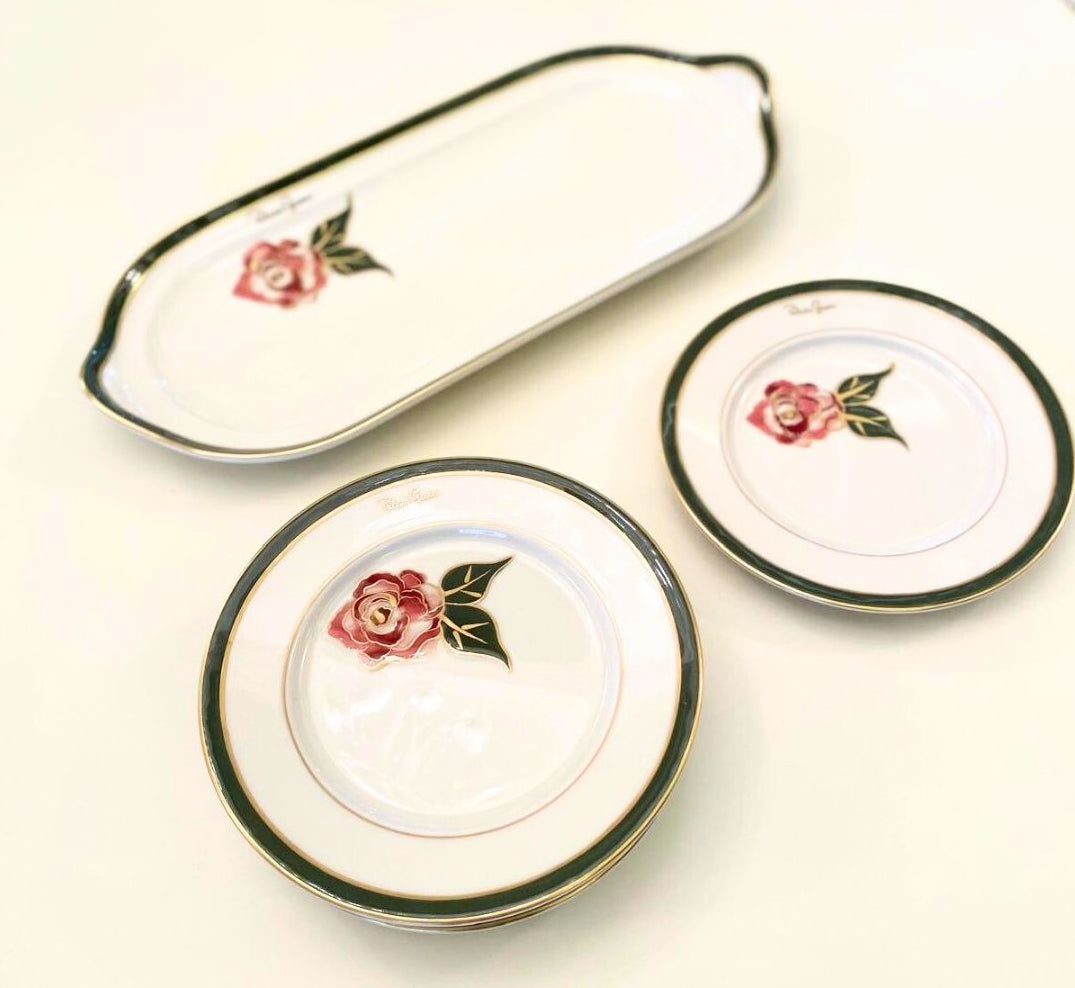 Patrizia Gucci Rose Sandviç Servisi Takımı