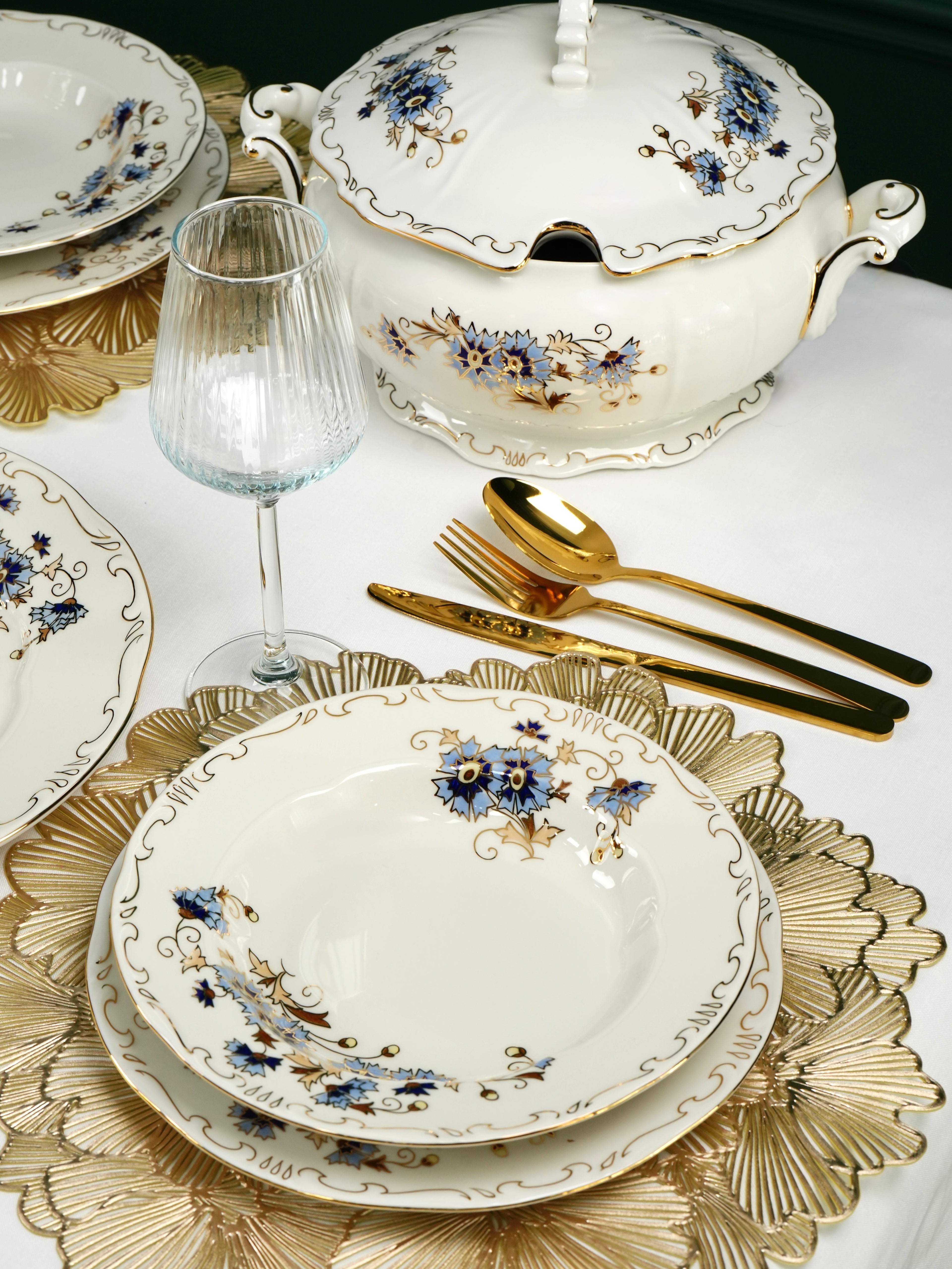 Cornflower Yemek Takımı