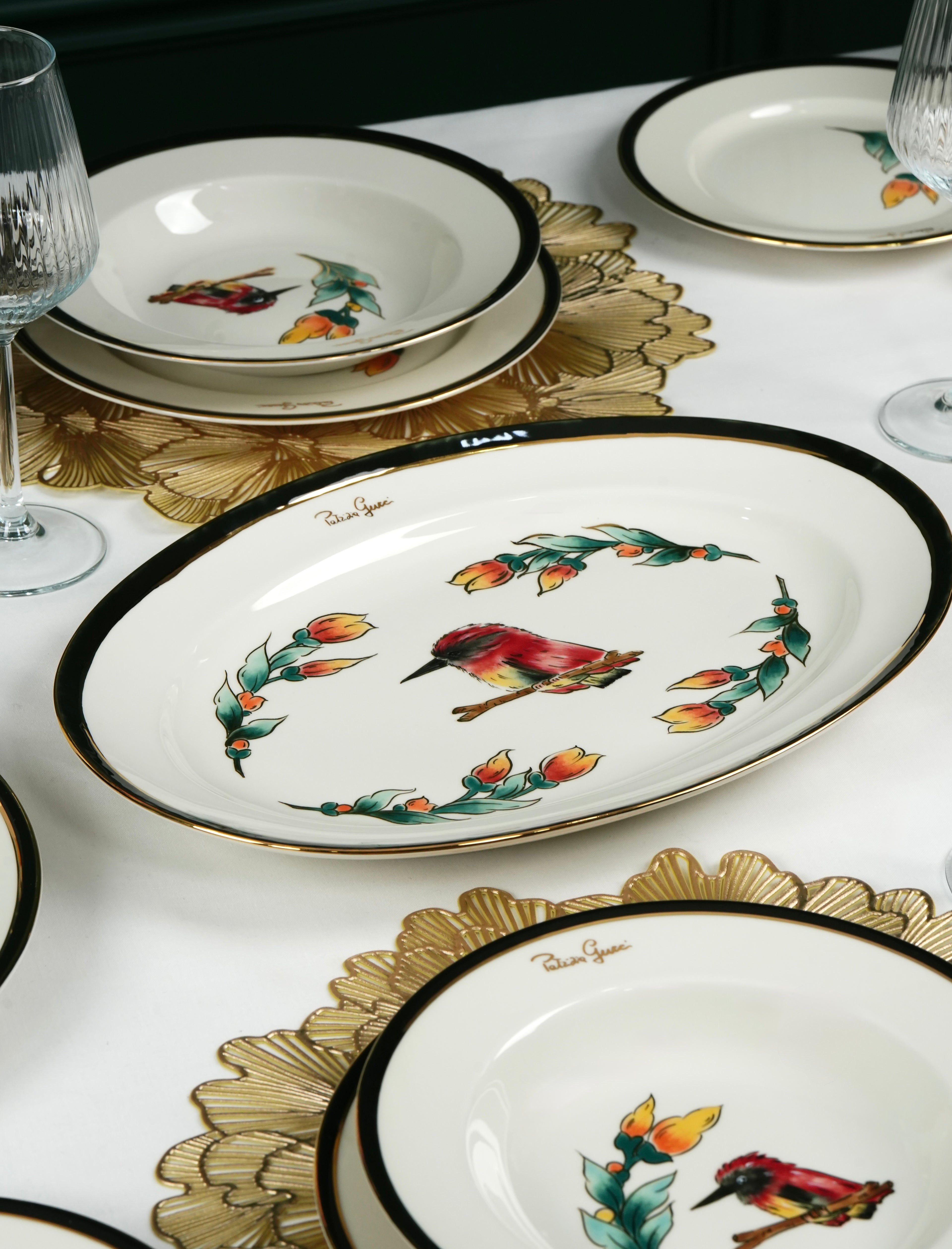 Patrizia Gucci Domani Yemek Takımı