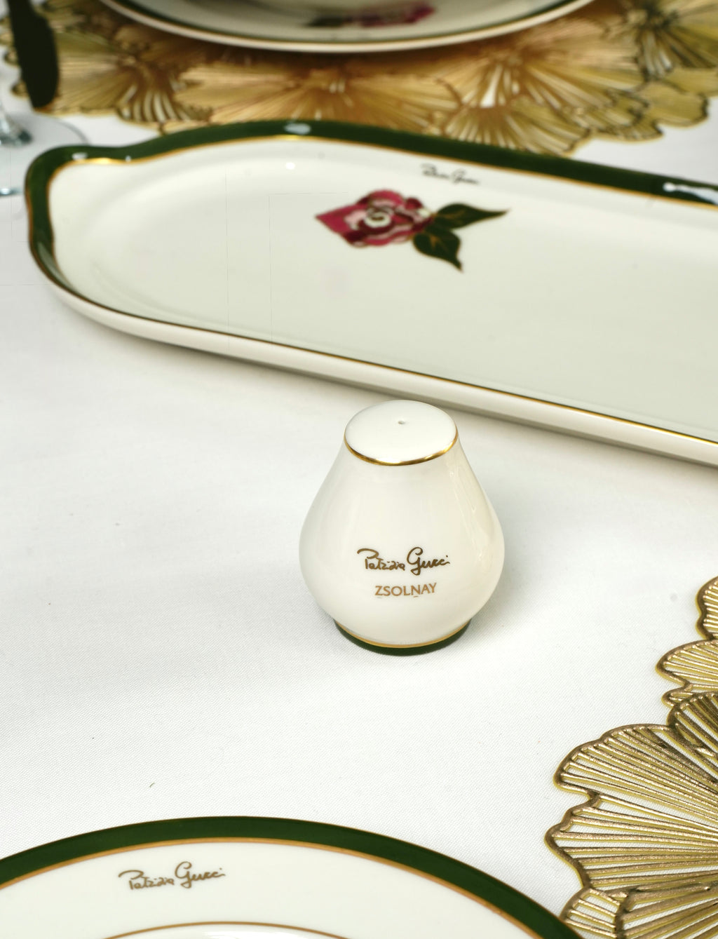 Patrizia Gucci Rose Sandviç Servis Tabağı