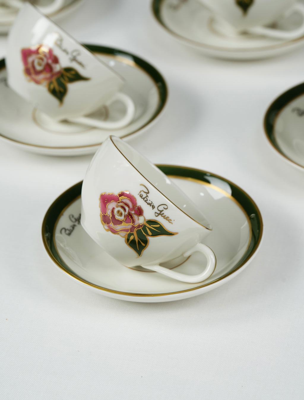 Patrizia Gucci Rose Kahve Fincanı