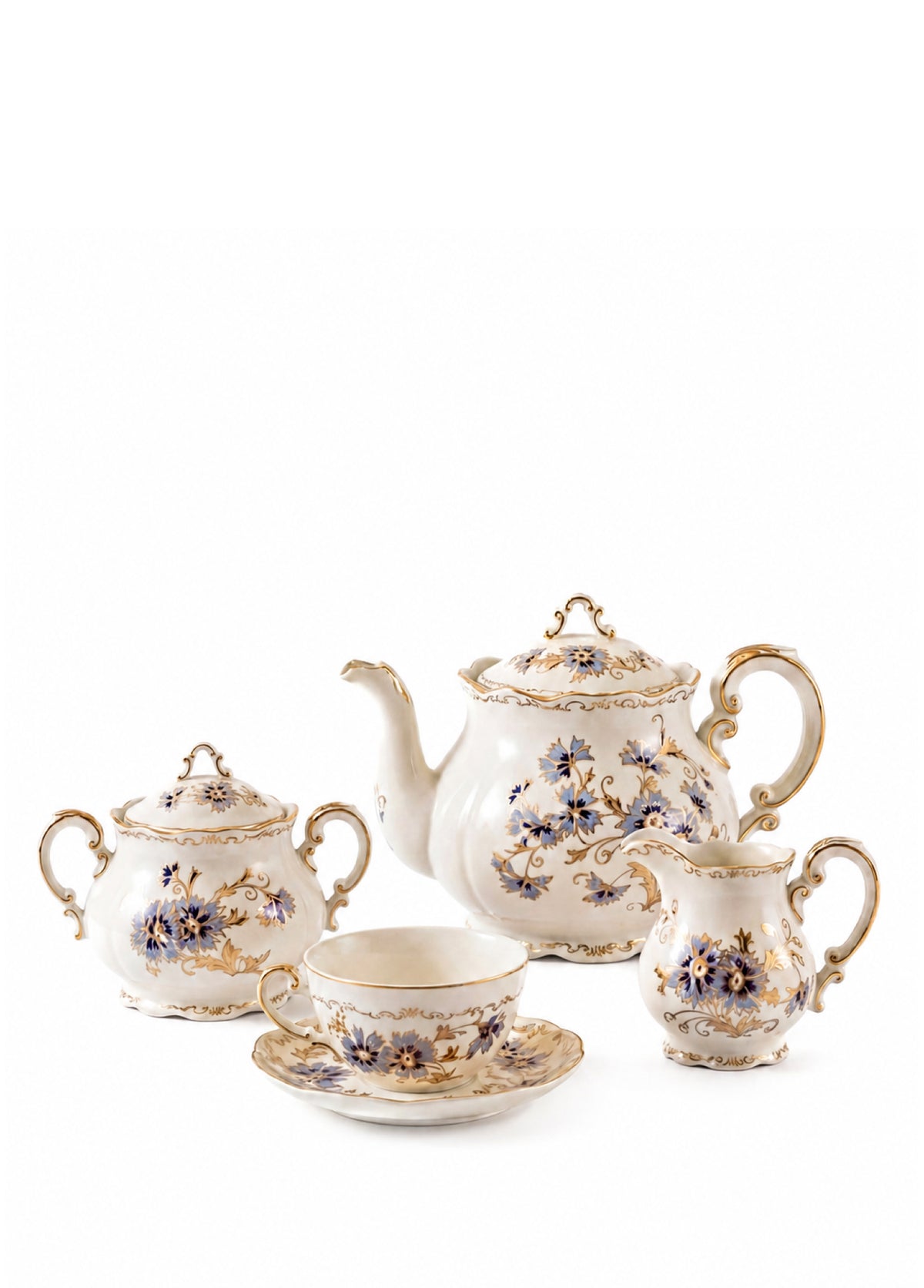 Cornflower Çay Takımı
