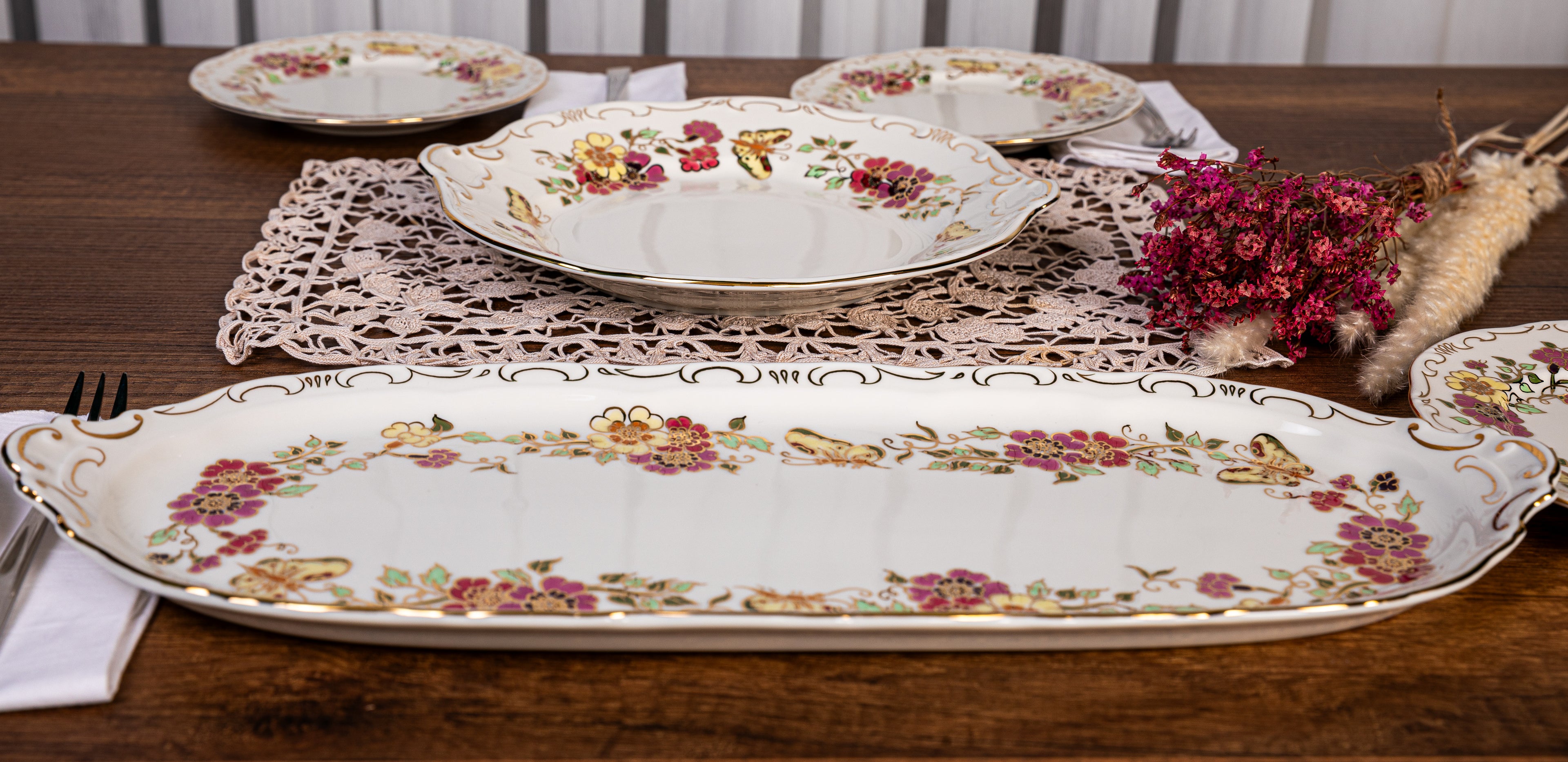 Butterfly Sandviç Servisi Takımı