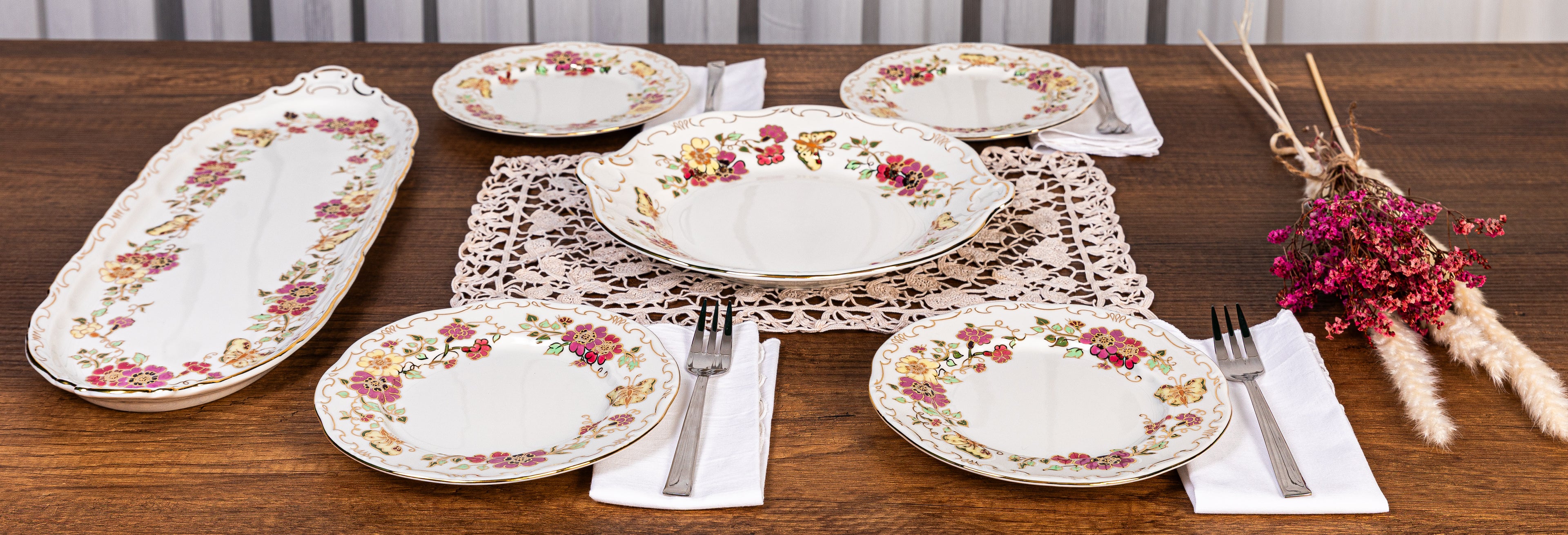 Butterfly Sandviç Servisi Takımı