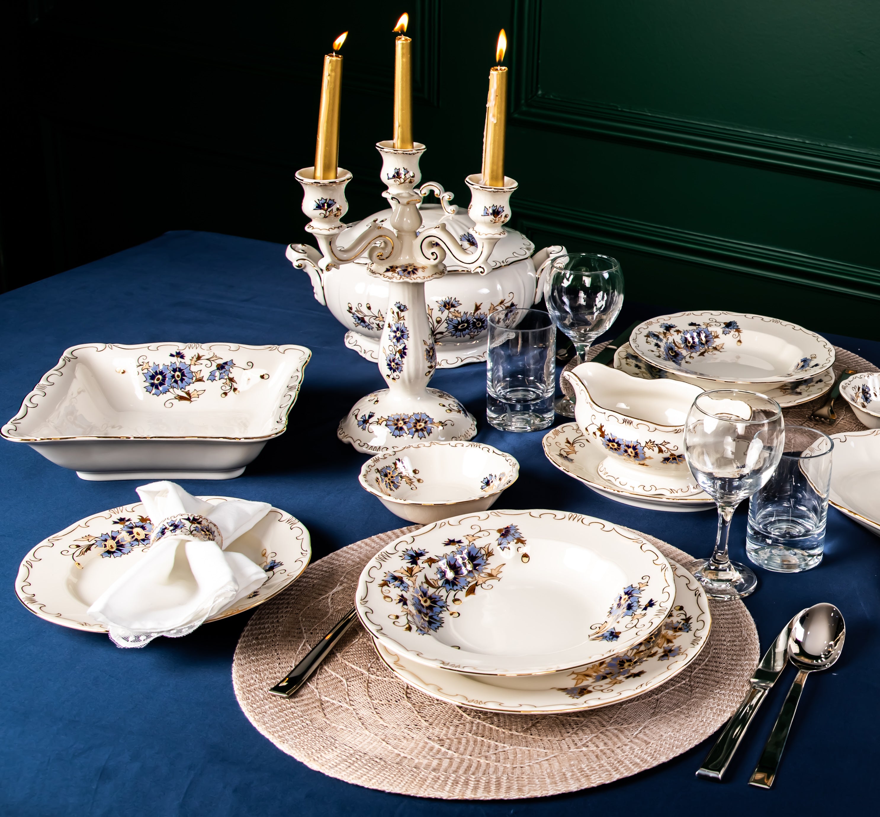 Cornflower Yemek Takımı