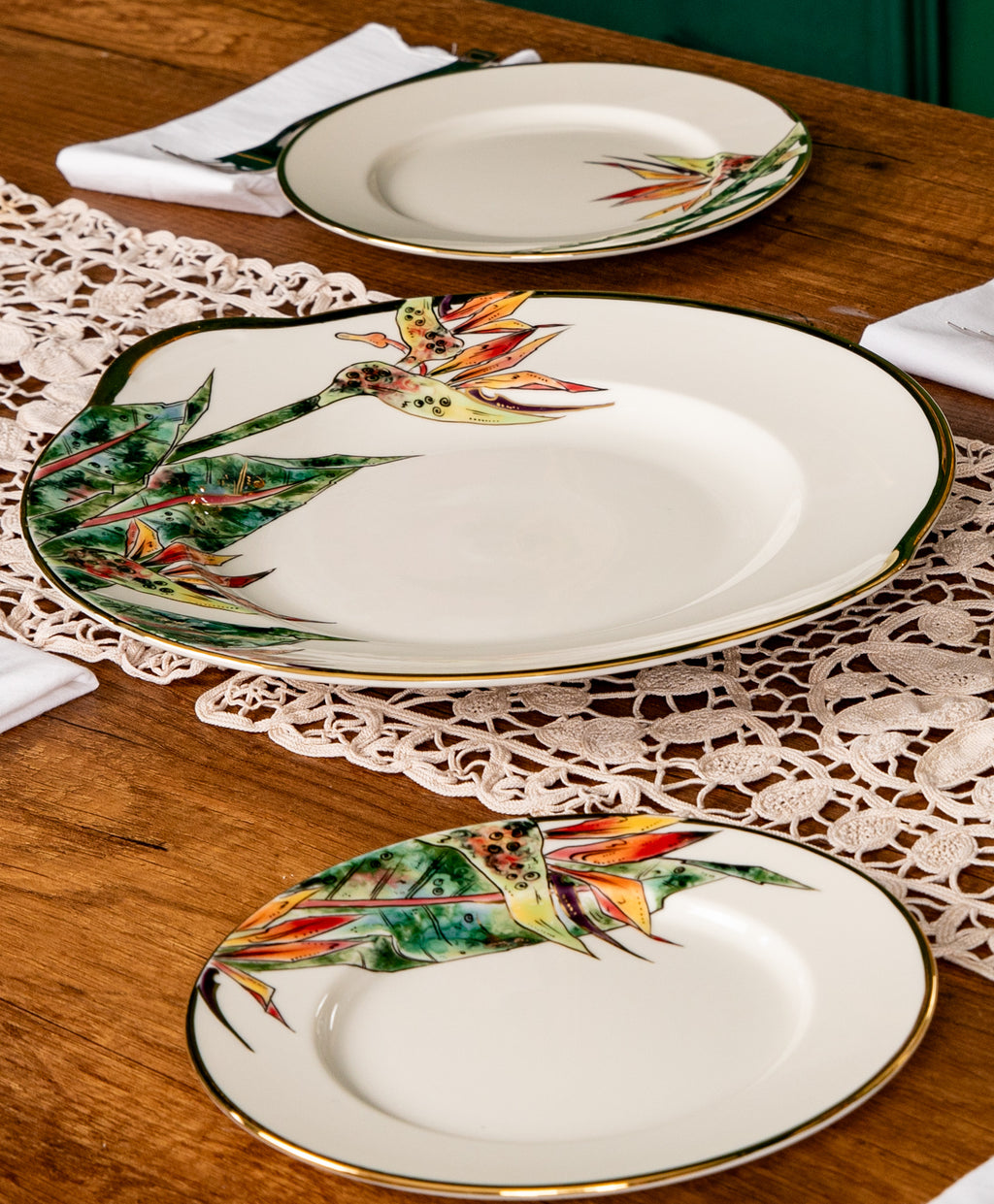 Four Seasons Gold Kek Servis Tabağı