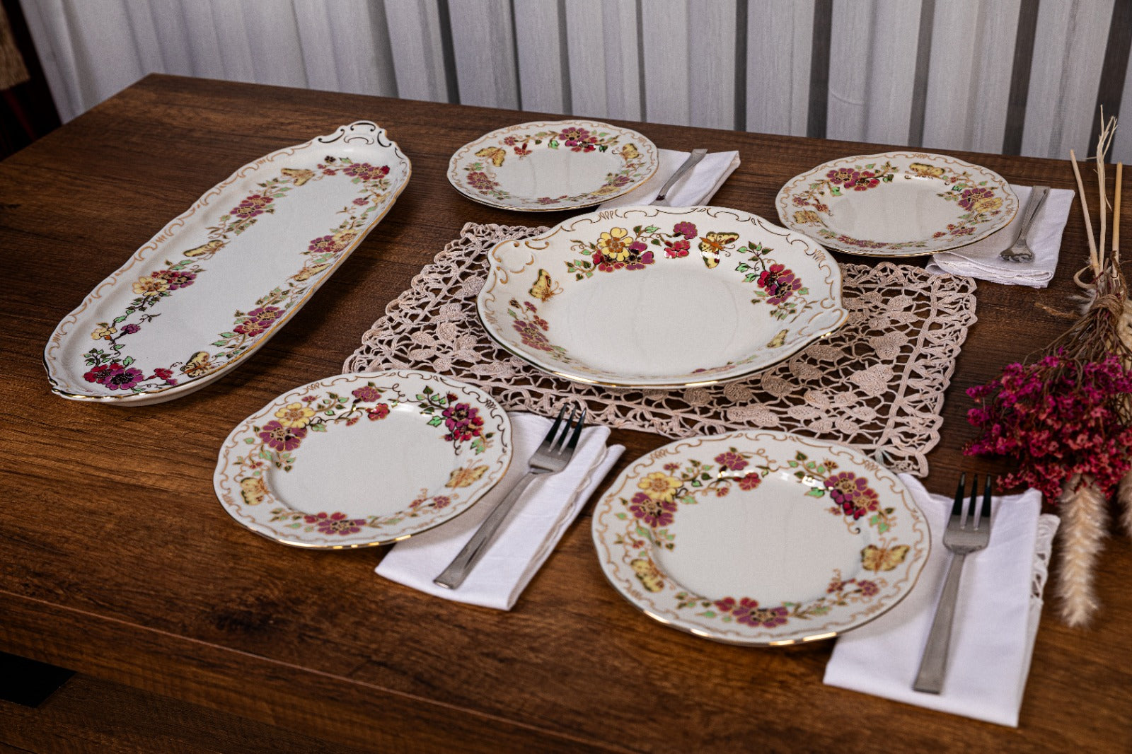 Butterfly Sandviç Servisi Takımı